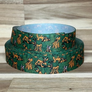 Disney Pluto 1" Grosgrain Ribbon