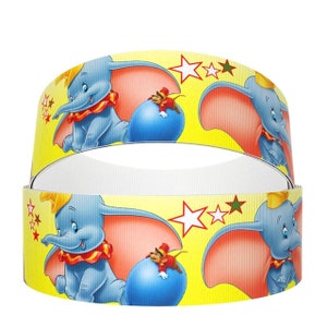 Disney's Dumbo 1" or 1.5" Grosgrain Ribbon
