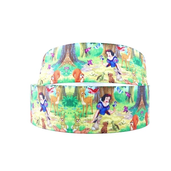 Disney Snow White and the Seven Dwarfs 1" Grosgrain Ribbon