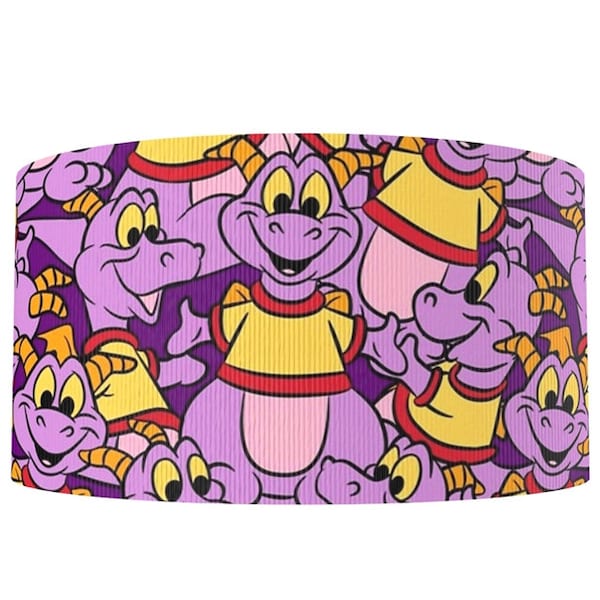 Disney Figment Imagination 3/4" Grosgrain Ribbon