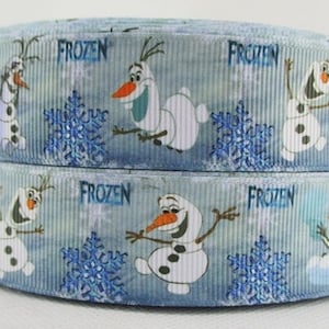 Disney Frozen Olaf 1" Grosgrain Ribbon