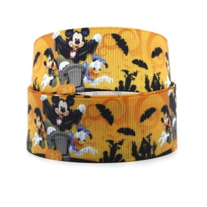Mickey and Friends Halloween 1" Grosgrain Ribbon