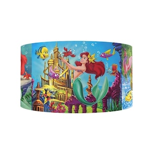 Disney Little Mermaid Ariel and Prince Eric Under the Sea 1" or 1.5" Grosgrain Ribbon