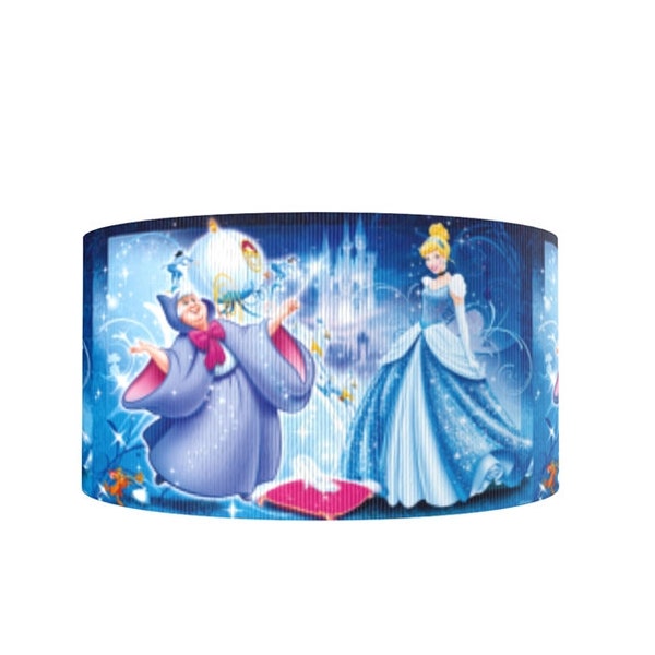Disney Cinderella Fairy Godmother 1" or 1.5" Grosgrain Ribbon