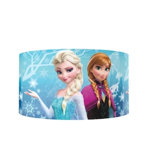 Disney Frozen Anna and Elsa 1" or 1.5" Grosgrain Ribbon