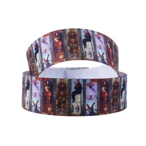 Disney Haunted Mansion Stretch Painting Print 1" or 1.5" Grosgrain Ribbon