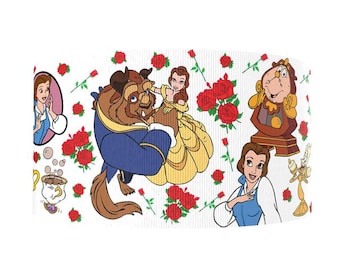 Disney Beauty and the Beast Belle 1.5" Grosgrain Ribbon