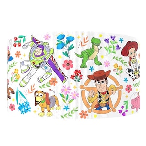 Disney Toy Story Woody and Buzz 1" or 1.5" Grosgrain Ribbon