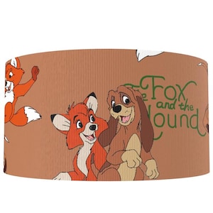 Disney Fox and the Hound 1" or 1.5" Grosgrain Ribbon