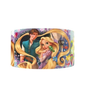 Disney Tangled 1" or 1.5" Grosgrain Ribbon