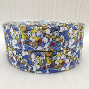 Disney Donald Duck 1" or Grosgrain Ribbon