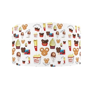 Disney Park Snacks 1" or 1.5" Grosgrain Ribbon