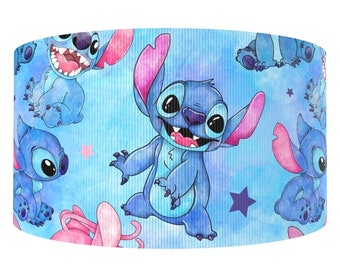 Disney Lilo and Stitch 1" or 1.5" Grosgrain Ribbon