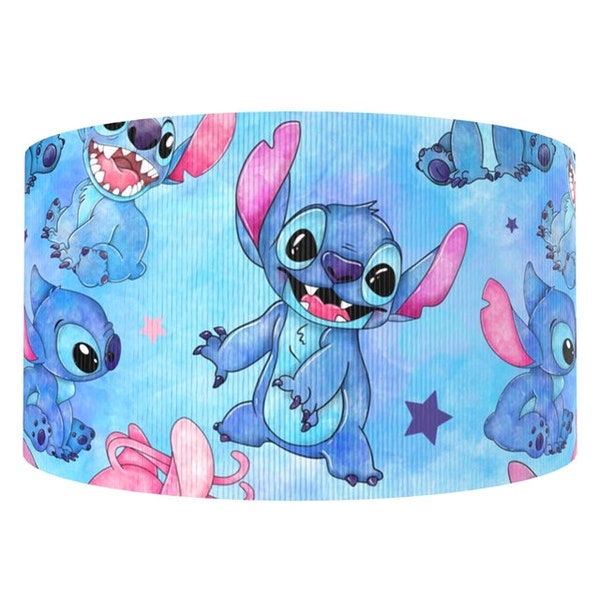 Disney Lilo and Stitch 1" or 1.5" Grosgrain Ribbon