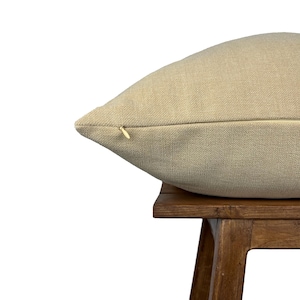 Cream Throw Pillow with Custom All Size, Neutral Euro Sham Cover, Custom Lumbar Pillow in Beige, Minimalist Decorative Cushion for Home Gift