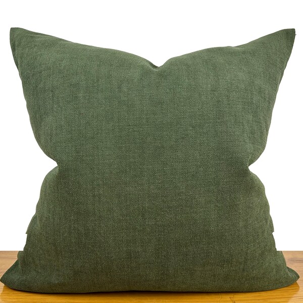 Olive Green Pillow Etsy