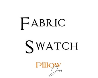 Fabric Swatch - Please indicate the stock numbers of the fabric samples you have chosen in the notes section.