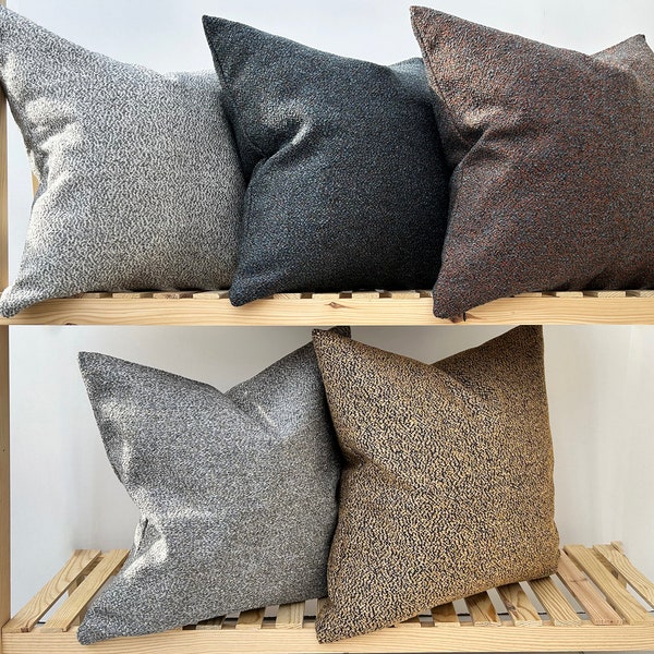 Tweed Pillow Etsy