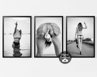 Feminist Middle Finger Art Prints: Woman Empowerment Decor (Digital Download)