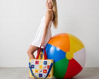 Insulated Beach Tote | Large Family Carryall for Pool, Picnic & Vacation