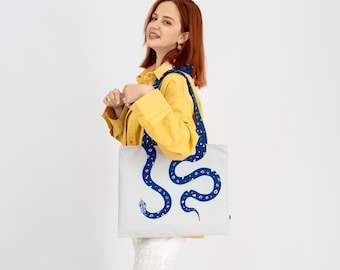 Snake Tote Bag | Unique Nature Lover Gift