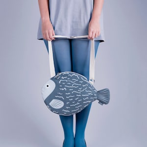 Blue Blowfish Crossbody Bag