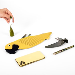 Estojo de Lápis Papagaio Amarelo
