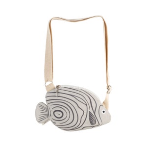 Beige Emperor Angelfish Fanny Pack image 4