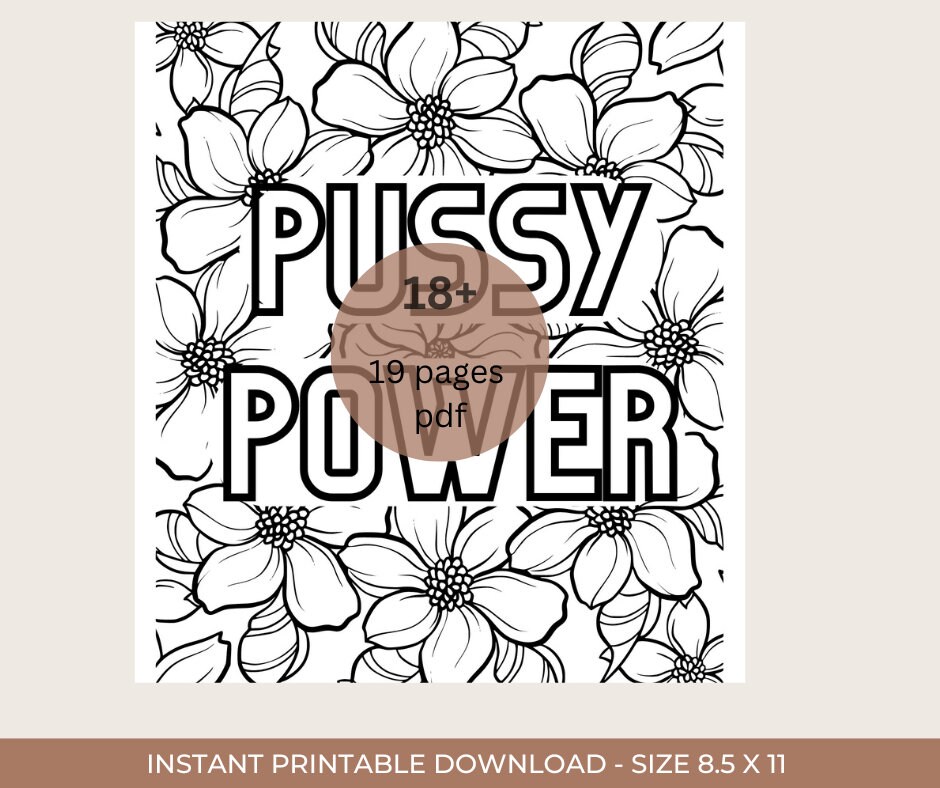 19 Adult Coloring Pages NSFW Erotic Coloring Pages of Black - Etsy