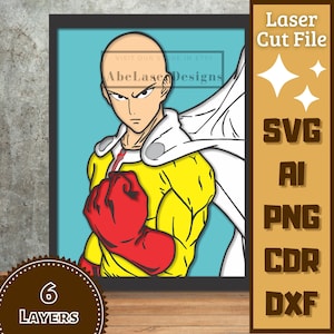 Poster One Punch Man Characters Character Anime Manga Wall Art