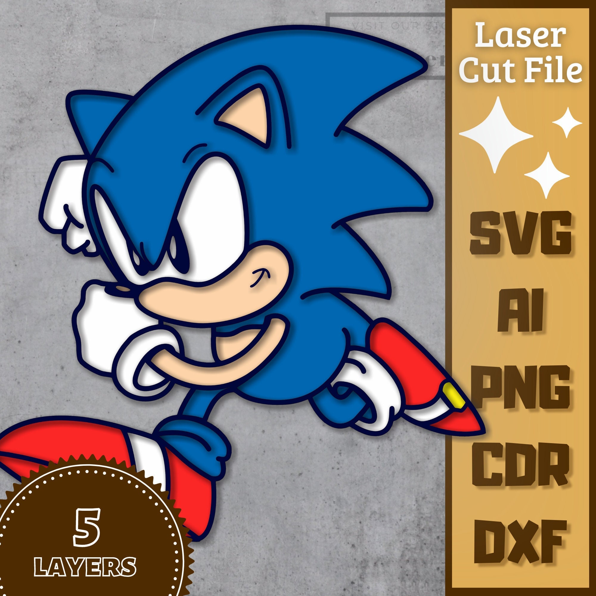 Sonic outline svg cricut – svgcosmos