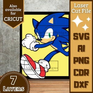 Video game Cartoon v2 SVG. Vector Laser Cut.
