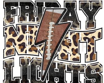 Football Sublimation. Friday Night Lights. PNG File
