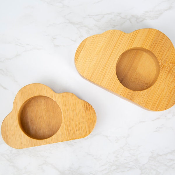 Bamboo Cloud Dipping Cups| Sauce and Dip Cups for Kids, Eco-friendly Gifts, Small Cups for Charcuterie Board, Charcuterie Cups, Kids Cups