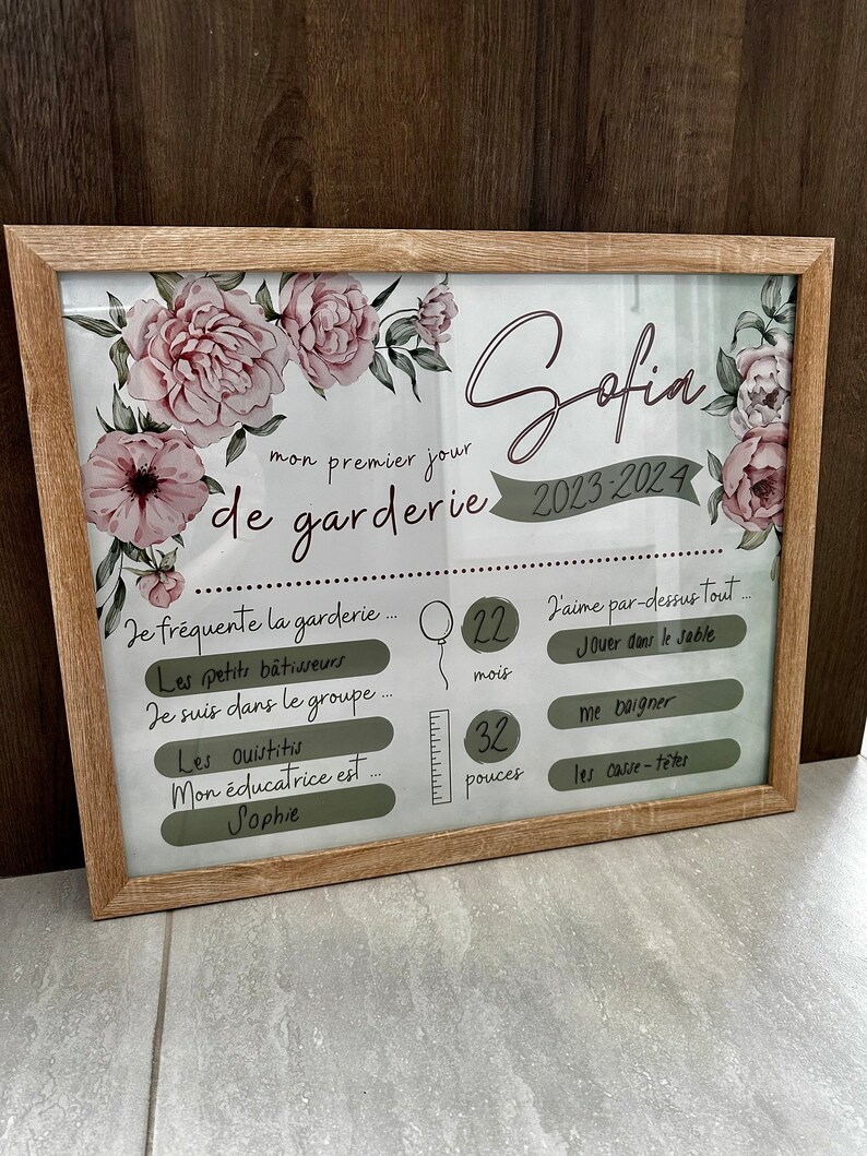 CUSTOMIZED First Day Daycare Poster Back To School SUN Etsy Canada customized-first-day-daycare-poster-back-to-school-sun-etsy-canada
