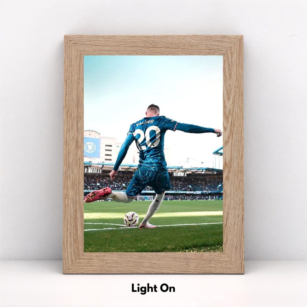 Cole Palmer - Light-up Frame | Backlit Player Art | Gift for Football ...