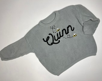 Maglioni e coperte per bambini lavorati a maglia personalizzati