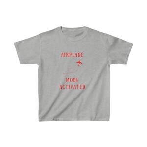 Kids Airplane Mode Activated Heavy Cotton Tee