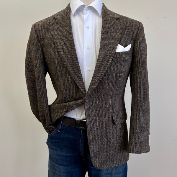 Mens Tweed Coat Etsy