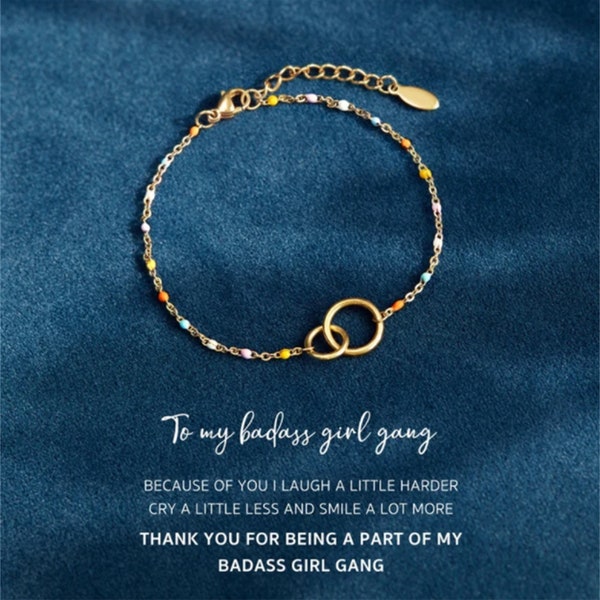 Badass Girl Gang Bracelet Etsy