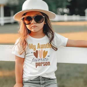 Gift For Niece From Aunt My Auntie Is My Favorite Person T shirt Cute Gift For Niece Auntie Niece Shirts