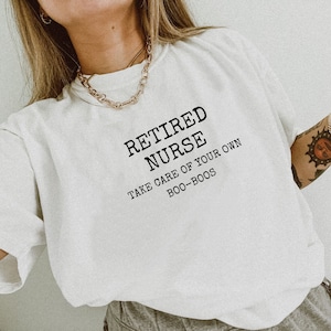 Krankenschwester Ruhestand Geschenk für Krankenschwester Ruhestand Krankenschwester Shirt UNISEX Krankenschwester Ruhestand Party Geschenk für Krankenpfleger Ruhestand Geschenke für Frauen Krankenschwester