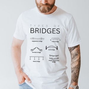 Civil Engineer shirt Bridge Shirt Bridge lover Gift Architect Shirt Engineer Shirt Engineer Gift Engineering shirt Civil Engineer Gifts