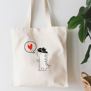 Dinosaur Tote Bag Dinosaur Bag Dinosaur Valentine Dinosaur Lover Gifts Adult Dinosaur Gift Dino Tote Bag Dinosaur Tote Dinosaur Purse