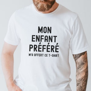 Idée cadeau Papa, Cadeau oryginalny Papa, T-shirt Humor Papa fille, T Shirt de Papa Cadeau Fête des pères, Cadeau de noel Papa