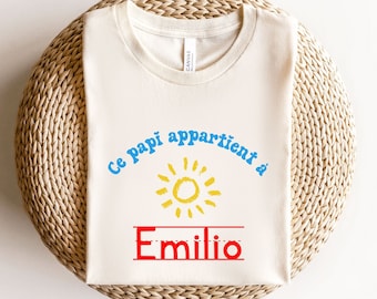 Ce papi appartient à Cadeau pour Papi Cadeau grand père Personnalisable avec prénom petits enfants Cadeau Grands-parents