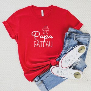 Tshirt Papa Gateau Cadeau papa Mignon Fête des Pères Cadeau pour Papa poule Tshirt de papa Cadeau rigolo tshirt papa humour