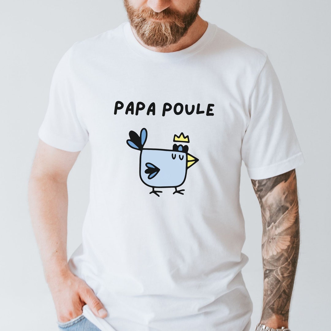 Buy Papa Poule T Shirt, Cadeau Pour Papa, Cadeau Fête Des