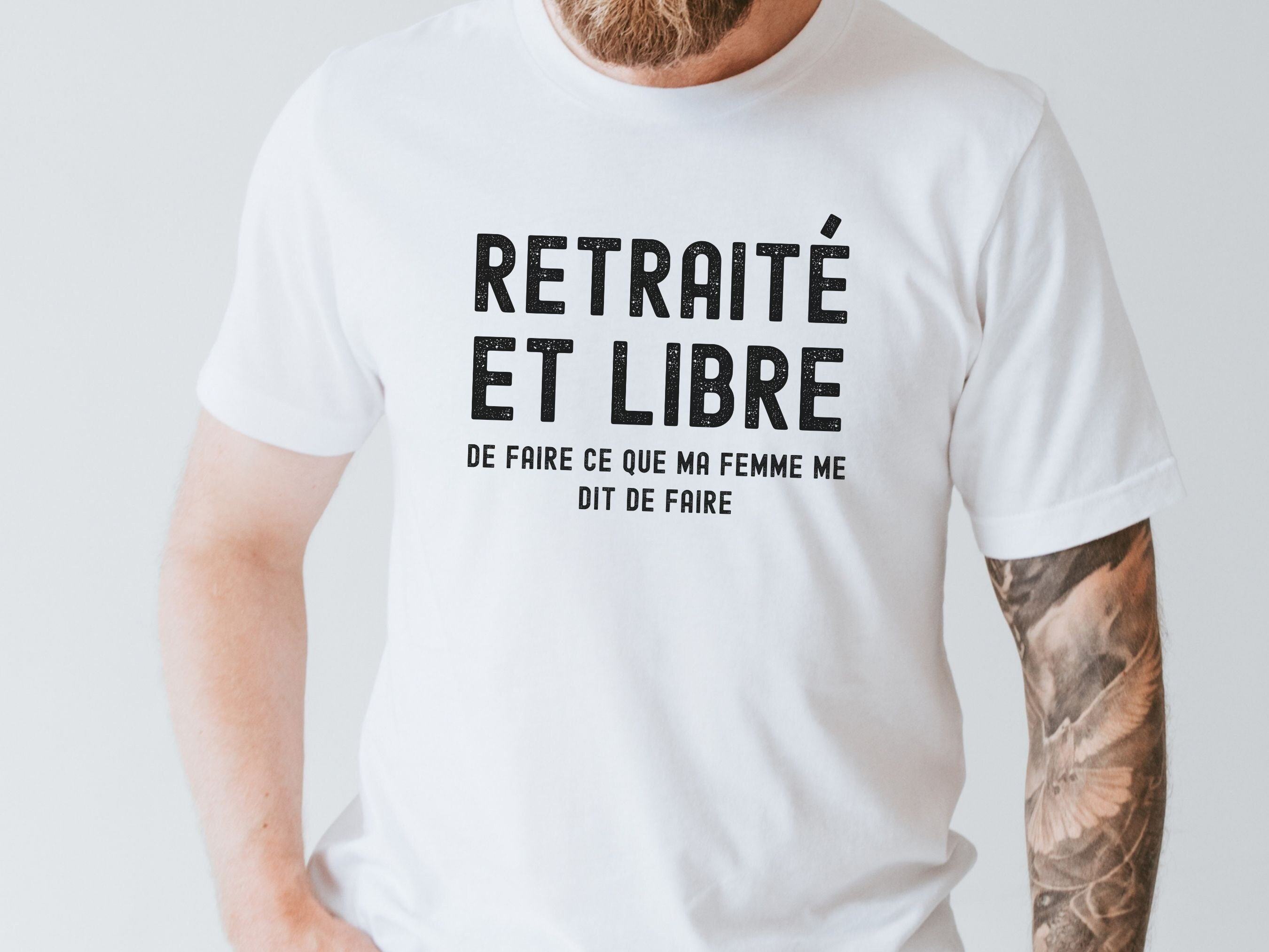 Cadeau Départ à La Retraite Homme, T Shirt Retraité, Souhaiter Une
