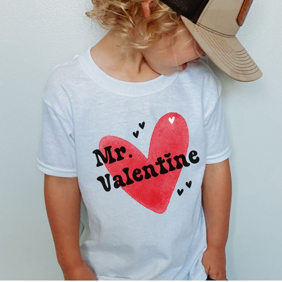 Boy Valentine Shirt Mr Valentine Shirt Toddler Valentine Etsy
